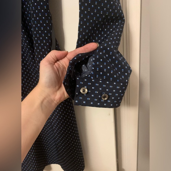 The Limited Women’s navy (with white & light blue pattern) dress. Size small. - Picture 8 of 8